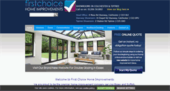 Desktop Screenshot of firstchoice-windows.net